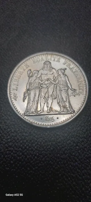 10 Francos Franceses Plata 1965