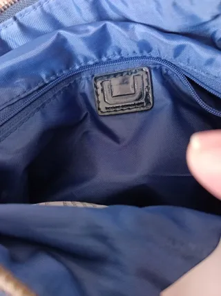 Bolso Adolfo Dominguez Negro y Azul