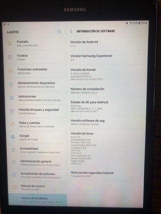 Tablet Samsung Negra Tab A