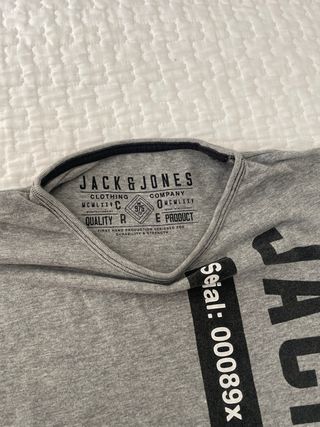 Camiseta Jack & Jones gris