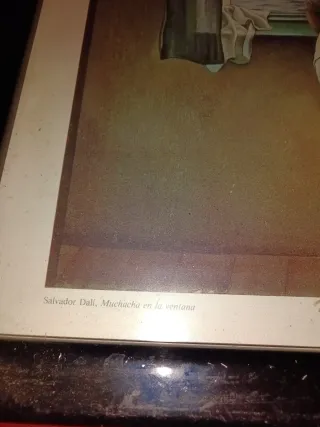 Lámina Muchacha en la ventana Dalí