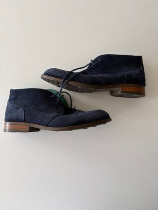 Botines Azul Marino T42 hombre marca Massimo Dutti