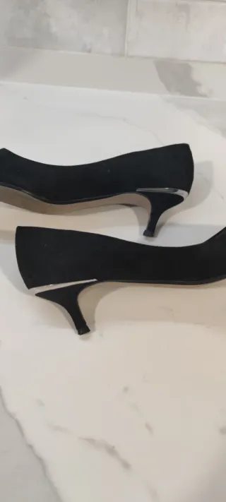 Zapatos Zara T. 38 Negros