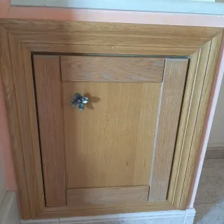 5 Puertas Madera Haya y 2 con Cristal de 72 cm.