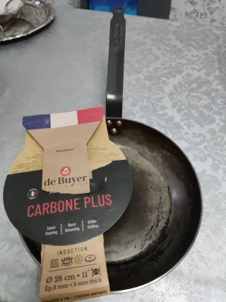 De Buyer Padella Carbonio Plus 28cm
