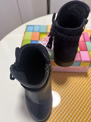 Botines marino polipiel niña