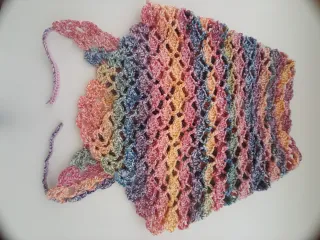 Pañoleta cuello o toquilla para niña multicolor