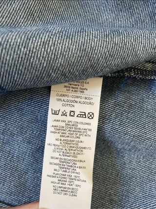 Cazadora Vaquera Azul