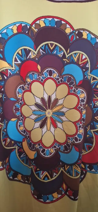 Completo estivo giallo acido taglia 7 xl