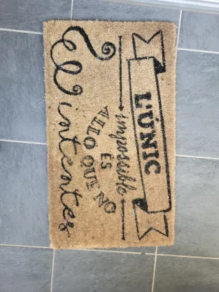 Tappeto antipolvere L'únic impossible és allò que no intentes