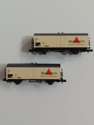 2 Vagones Frigoríficos Escala N