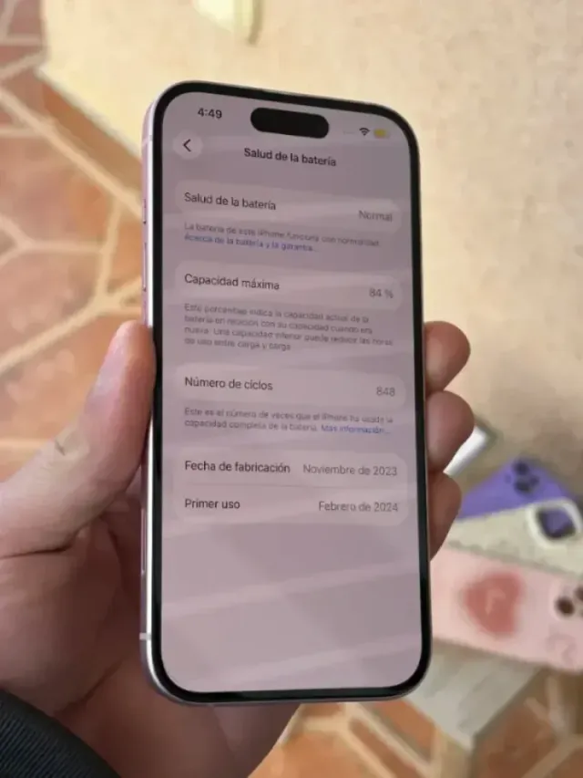 iPhone 15 Rosa 128GB + Fundas