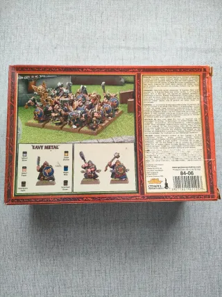 Warhammer Caja Regimiento Enanos