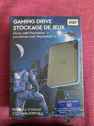 Disco Duro WD Gaming PS4 2TB