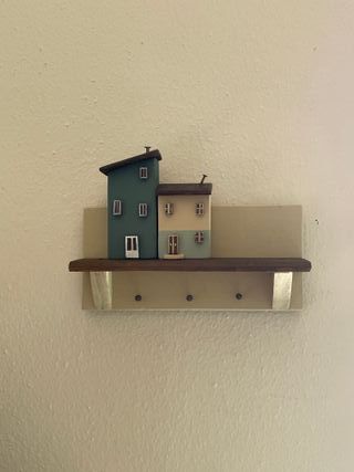 Porta chiavi decorativo casette