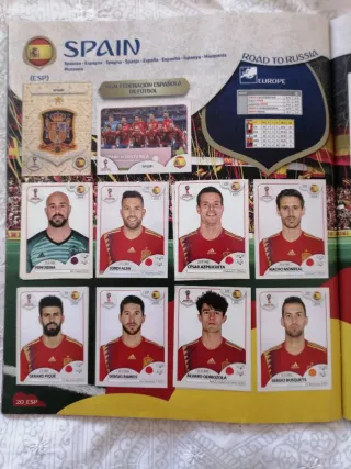 Álbum Cromos Mundial Rusia 2018 Panini