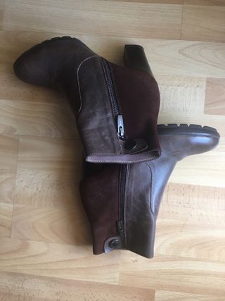 Botines de tacón Wonders marrones