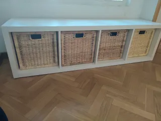 Estantería Kallax Ikea con Cestas