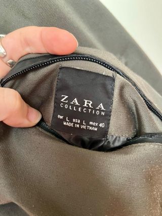 Chaqueta Zara Reversible Verde Oliva