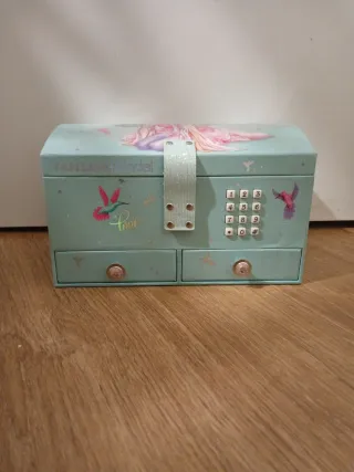 Joyero Fantasy Model azul con clave