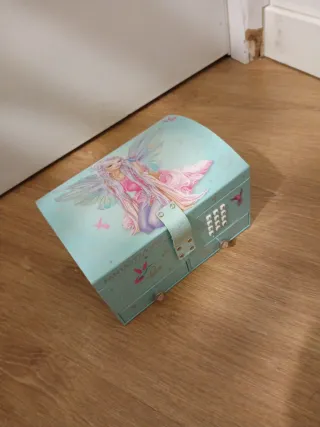 Joyero Fantasy Model azul con clave