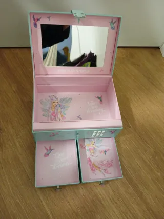 Joyero Fantasy Model azul con clave