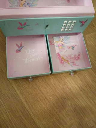 Joyero Fantasy Model azul con clave