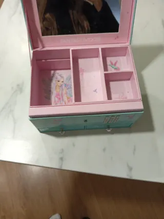 Joyero Fantasy Model azul con clave