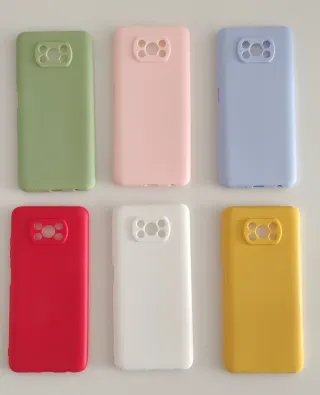 Funda Carcasa Poco X3 Lisa Colores