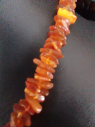 Collar de ámbar natural