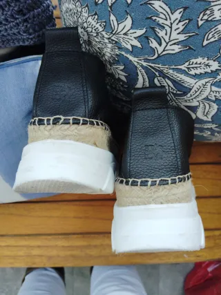 Zapatillas STAR LUXE Piel Azul marino