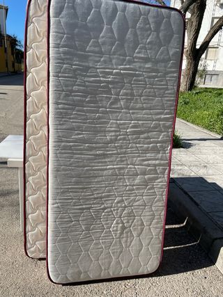 Colchón individual tela