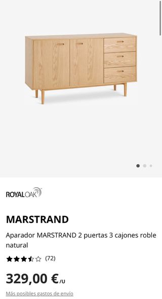 Aparador Marstrand JYSK Roble Natural