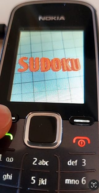 Nokia 1662-2 RH-122 Cellulare Vintage Nero