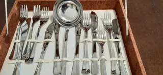Set posate 25 pezzi acciaio inox SOLO A TARANTO