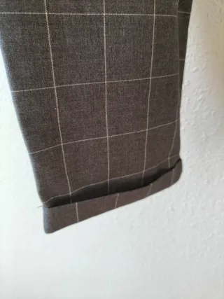 Pantalón de mujer a cuadros