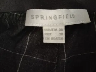 Pantalón de mujer a cuadros