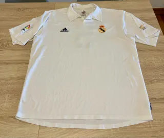 Camiseta Real Madrid Centenario Adidas Blanca