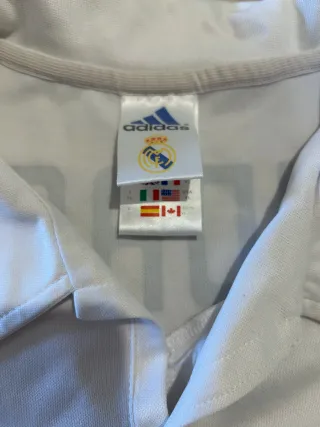 Camiseta Real Madrid Centenario Adidas Blanca