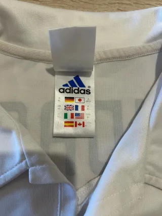 Camiseta Real Madrid Centenario Adidas Blanca