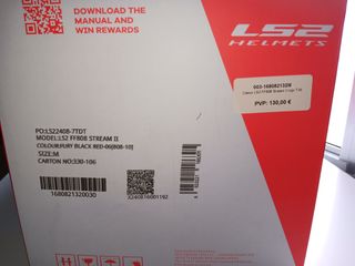 Casco Moto LS2 Stream Talla M