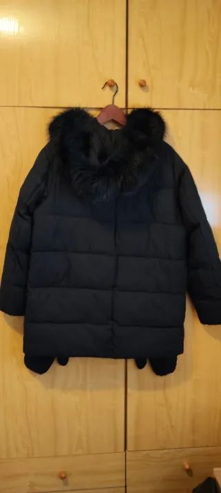 Parka Geox Mujer Talla 42 Negra Nueva