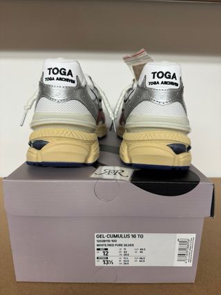 ASICS GelCumulus 16 TOGA White Red Silver EU 46.5