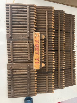 Fuerte de madera años 60