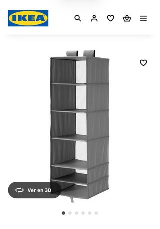 Organizador de armario colgante