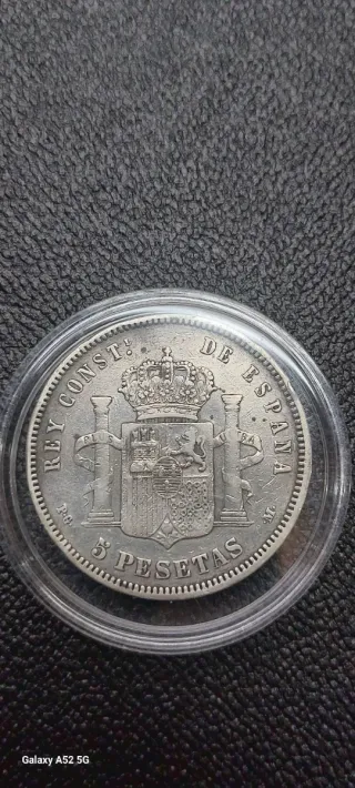 5 Pesetas Alfonso XIII 1890