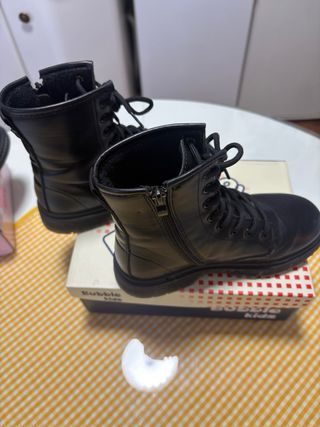 Botas Polipiel Niña Negras