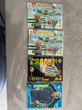 Cartas Adrenalyn 2024/25 panini Real betis