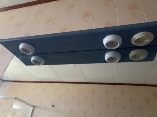 Mueble lavabo y espejo baño