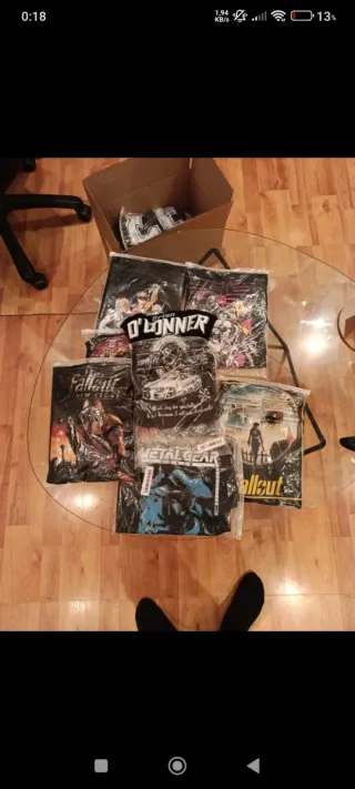 Camiseta Space Jam Negra Talla S